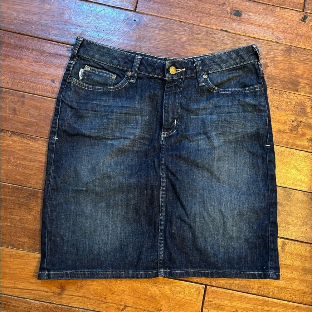 Carhartt Blue Denim Jean Skirt sz 6 super cute!